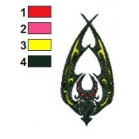 Bat Embroidery Design 06